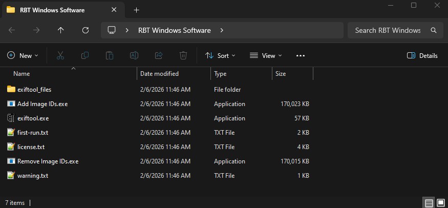 rbt-windows-client.zip Contents